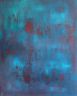 Unergründlich Blau, 2013, 80x100 cm, Acryl auf Leinwand